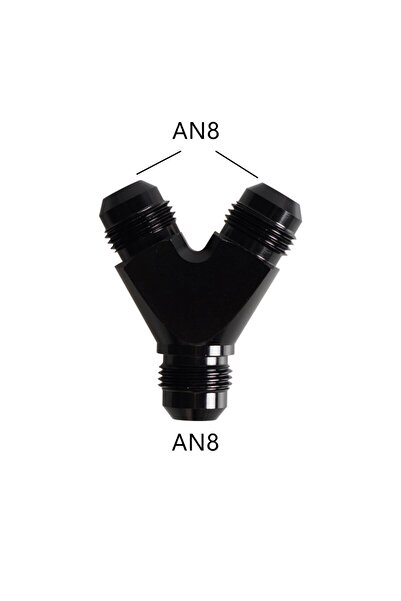 Choice3 محول Y عالي الجودة AN8-AN8-AN8 لخرطوم وقود AN4 AN6 AN8 AN10، أسود الل...