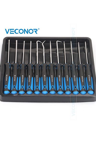 Choice 12pcs Hook Oil Seal Fuel Seal O-ring Removal Tool Set Precision Screwdriver Set Automotive Pick S...