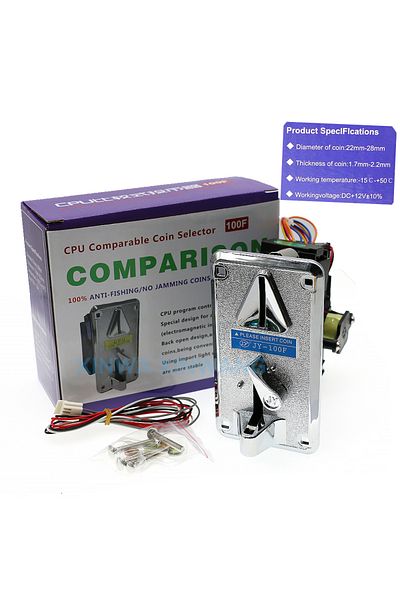 Choice Jy100f Jy-100f Token Slot Coin Acceptor Electronic Selector Mechanism For Vending Machine Claw Crane