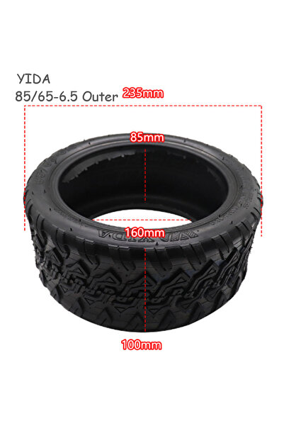 Choice outer 85/65-6.5 Tubeless Tire for Kugoo G-Booster G2 Pro Electric Scoo...