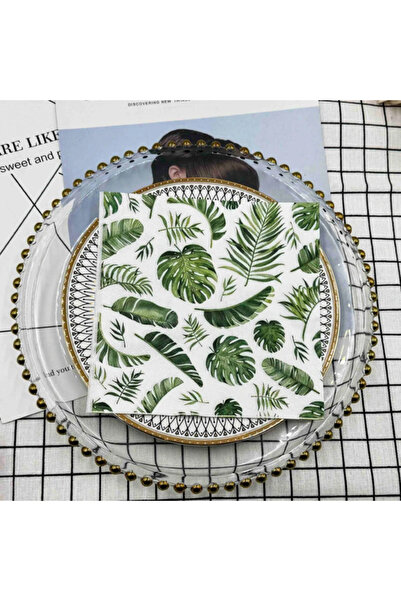 Choice 1 20 قطعة / العبوة مناديل ورقية مطبوع مكونة من طبقتين مقاس 33*33 سم عل...