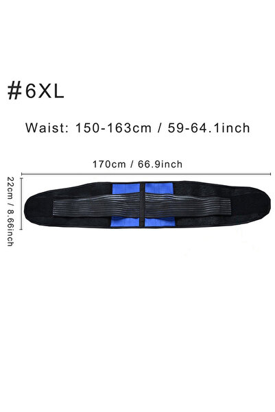 Choice حزام دعم الظهر للرجال والنساء مقاس XXXXXXL M-6XL حزام دعم الظهر المرن ...
