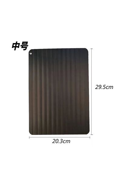 Choice L Medium size 1pcs Aluminum Alloy Rapid Defrosting Tray Quick Thawing Cold Steak Fish Fruit Meat Foo