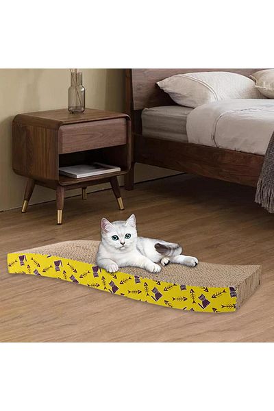 Choice S 44.5x21x44cm Cat Scratching Board Bed Cat Scratchers Cardboard Cat Scratch Pad Nest for Sleeping P