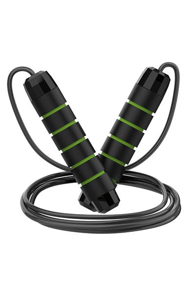 Choice Green 1PCS The New Jump Rope Steel Wire Skipping Exercise Adjustable Jumping Fitness Workout Trainin