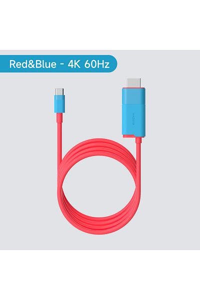 Choice Red Blue-4K60Hz Hagibis Switch Dock for Nintendo Switch/OLED USB C to HDMI-Compatible Cable Adapter