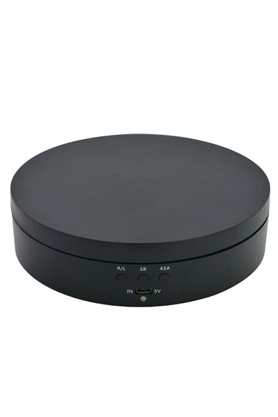 Choice Black 2 3 Speeds Electric Rotating Display Stand Mirror 360 Degree Turntable Jewelry Holder Battery/