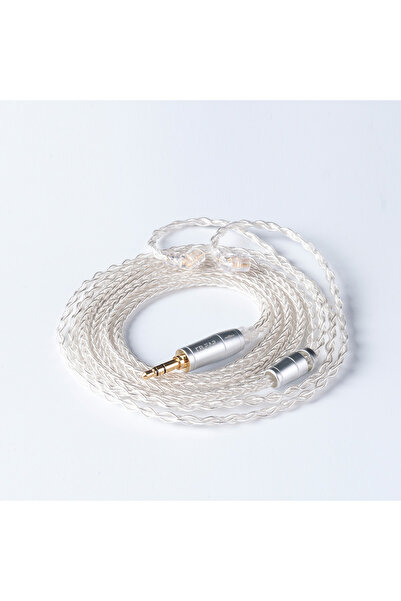 Choice كابل سماعة أذن سلكي فضي مطور 3.5QDC KBEAR 8 Core 2PIN/MMCX/QDC لسماعات الألعاب