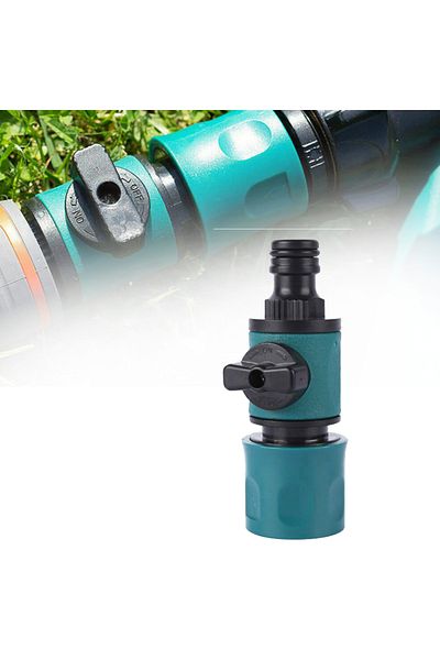 Choice Garden Hose Pipe In-Line Faucet Tap Shut Off Valve Fitting Watering Irrigation Quick Connector Wi...
