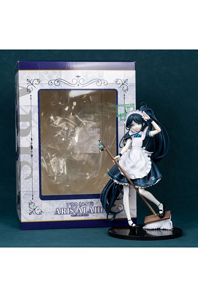 HEROCROSS 24cm Tendou Aris 24cm Blue Archive Tendou Aris Al-1s Kawaii Maid Game Girl Figures Models Statue Mod