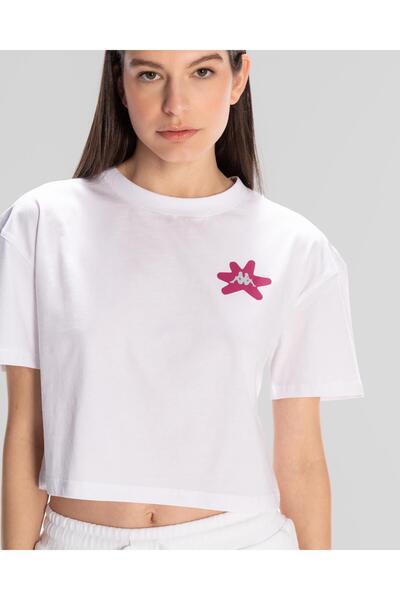 Kappa Authentic Hannah T-Shirt Women's White Regular Fit T-Shirt