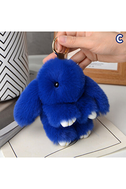 Choice16 C 15cm Rabbit Fur Keychain Women Bag Car Key chain Pendant Decoratio...