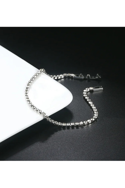 Choice أساور سلسلة تنس بطول 17 سم للنساء أنيقة مرصعة بالزركون المكعب الصغير ب...