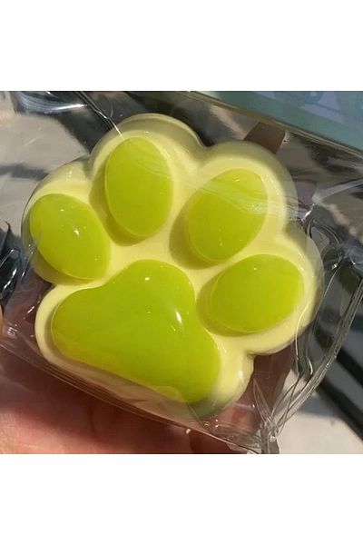 Choice Green Cat Paw Mochi Squishy Fidget Toy Cute Cat Paws Toys Slow Rebound Decompression Toy Reduce Stre