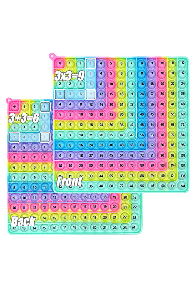 Choice MA 12 Maca Black Z 1-12 Multiplication Addition Fidget Math Learning T...