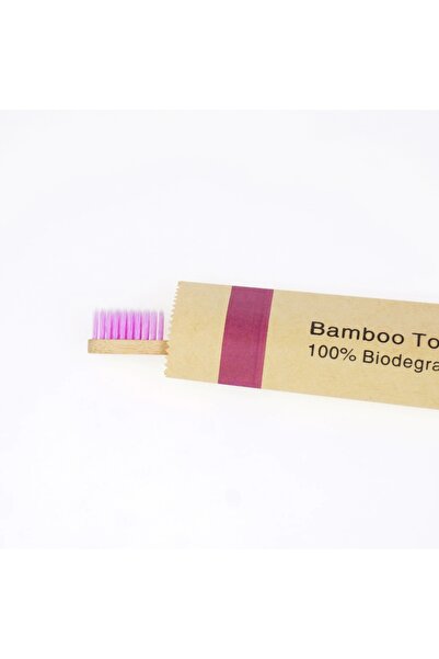 Choice 10Pcs Purple 10Pcs Children Bamboo Toothbrushes Soft Bristles Child Toothbrush Eco Friendly Biodegra