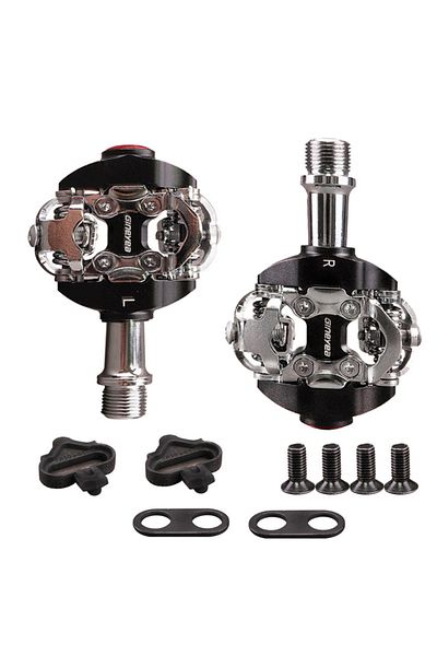 Choice Black Gineyea Mountain Bike Clip Pedals Compatible With Shimano Spd , Cr-mo Die-cast Aluminum Seal B