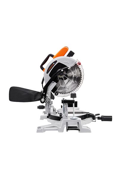Lawazim 2000W Miter Saw – 255mm Blade Sliding Compound Saw, Adjustable Angle, Dust Bag, Blade Guards