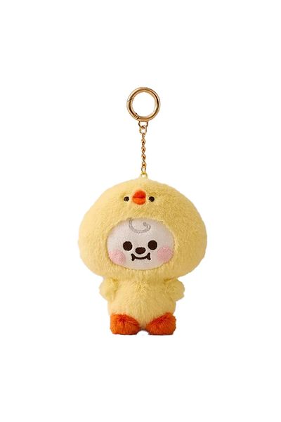 Miniso chimmy Anime Kawaii BT21 BABY Zoo Series Plush Doll Keychain Cute Cartoon Doll School Bag Pendant De