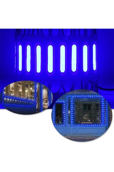 Choice Blue 12V 20PCS DV12V 2W Storefront Window Led Injection IP65 Waterproof Led Module COB Light Adverti