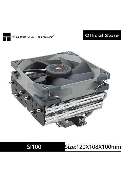 Choice لون ثابت آخر SI-100 Thermalright TR-SI-100 مبرد هواء مبرد بارتفاع 100 مم، 6 أنابيب حرارية لأسفل-