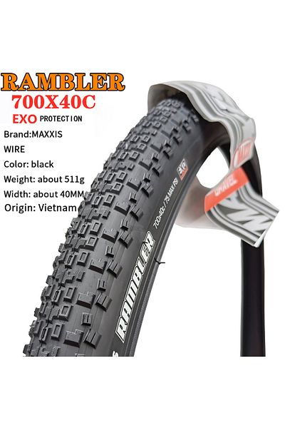 Maxxis Wire 700X40C WIRE GRAVEL RAMBLER GMTB BICYCLE TIRE OF BIKE TYRE 700X40C 700X45C 40/45-622 650X47B 47