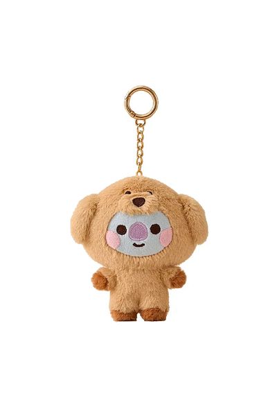 Miniso koya Anime Kawaii BT21 BABY Zoo Series Plush Doll Keychain Cute Cartoon Doll School Bag Pendant Deco