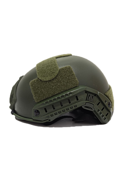 Choice خوذة تكتيكية عالية الجودة واقية بدون ثقوب باللون الأخضر العسكري لألعاب...