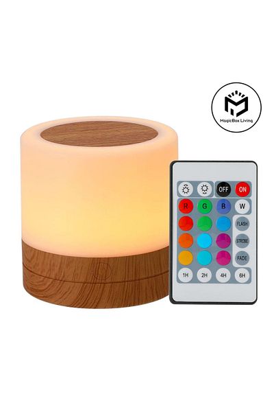 Choice 13 Color Remote 13 Color Remote Control Night Light USB Rechargeable Touch Lamp Portable Bedside Tab