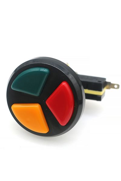 Choice Triple Color Baolian 3 In 1 Microswitches Push Button Round Triple Color Self Reset Switch For Coin