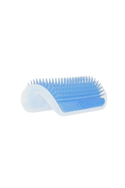 Choice S 13x8.5cm Blue Cat Corner Hair Scrubber Brush Comb Massager Cat Corner Hair Scraping Friction Pet B