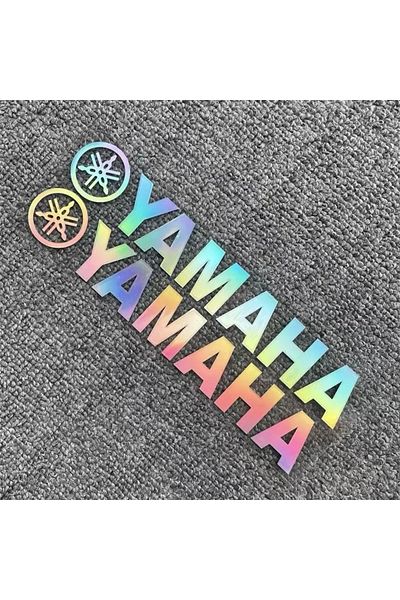 Maisto A1 laser New Car Reflective Stickers Suitable for Yamahaas Motorcycle Body Helmet Modification Decal