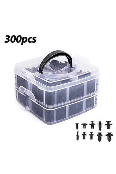 Choice 300pcs 300/620PCS Car Fastener Clips Mixed Car Fasteners Door Trim Panel Auto Bumper Rivet Retainer