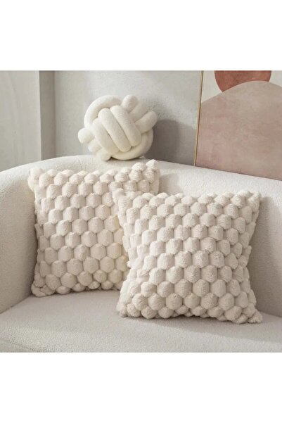 Choice Beige 450mm * 450mm 1pcs Pineapple Grid Turtle Pattern 3D Soft Plush T...