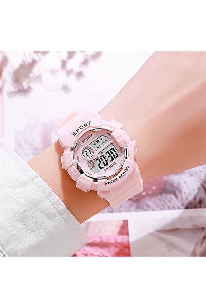 Choice ساعات أطفال رياضية رقمية مضيئة مقاومة للماء من B-Pink، ساعات منبه للأو...