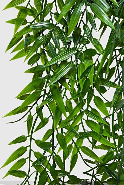 Lilac Home Yapay Çiçek Siyah Saksılı Sarkan Aeschynanthus Bitkisi