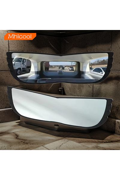Choice black Convex Rear Mirror Reduce Blind Spots Wide Angle Car Rearview Rear View Mirror