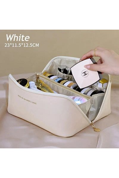 Choice 1pc White 1/2Pcs Cosmetics Storage Kit Large Capacity Travel Toiletry Bag Makeup Bag Ins Advanced Se