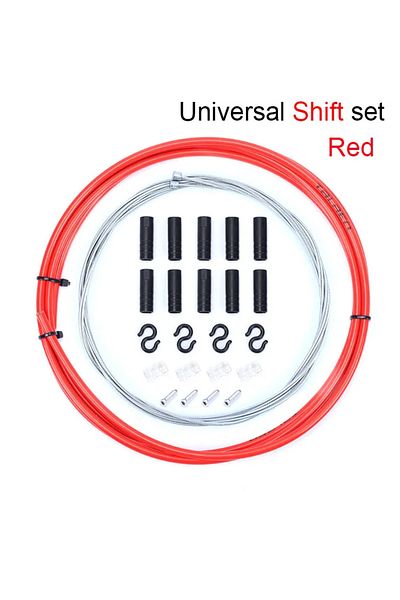 Choice Shift Set Red MTB Bicycle Brake/Shift Cable&Housing Group Sets For MTB Bike Road Bicycle Shift Gear