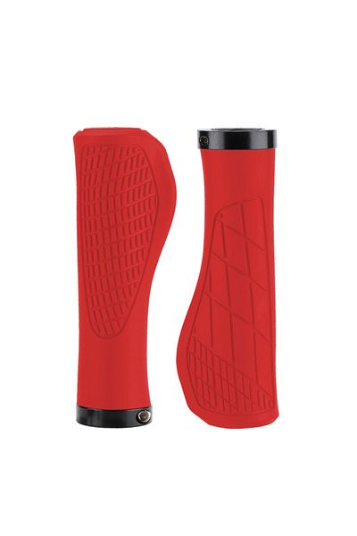 Choice Red Lock on MTB Grips Durable Rubber Mountain Bike Grip Shock-absorption Bicycle Handles Non-slip Bi