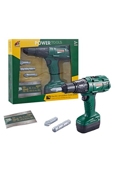 Choice Electric Drill Toys Kids Toy Simulation Electric Drill Set - With Real Sounds and Action Constructio