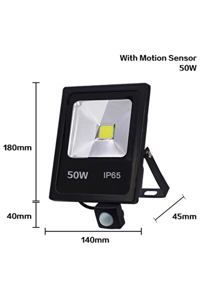 Choice1 كشاف طعام LED بمستشعر أبيض بارد 50 واط 220 فولت 10 واط 30 واط 50 واط ...