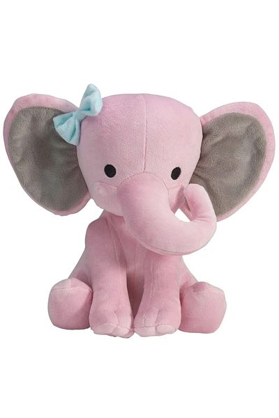 Choice 25cm Pink 25cm Gray Elephant Stuffed Plush Toys Kawaii Animals Soft Sleeping Stuffed Pillow Doll Plu