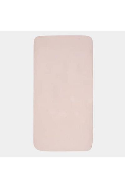 Jollein Cearșaf cu elastic din bumbac, 60 x 120 cm, roz sălbatic