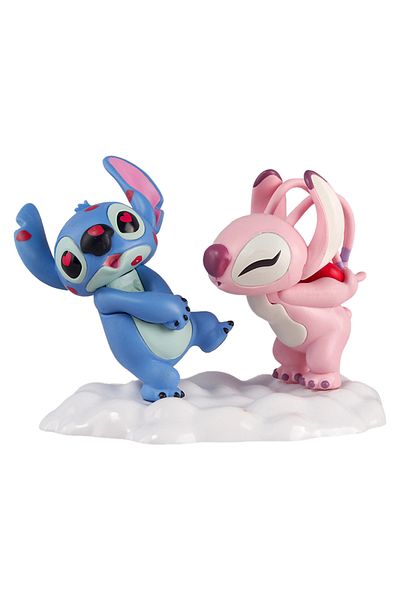 BANDAI B Disney Anime Figures Stitch Toys Decoration Model Pvc Figure Stitch Model Boys Girls Cartoon Doll.