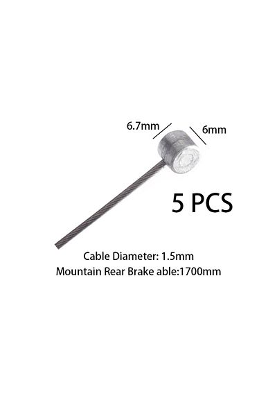 Choice MTB Rear Brake 5PCS Bicycle Brakes Line Road Mountain Bike Brake Cable Universal Bicycle Shift Cable