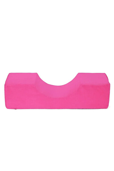 LAAOVE وسادة رموش احترافية من الفلانيل باللون الأحمر الوردي لدعم الرقبة ووساد...