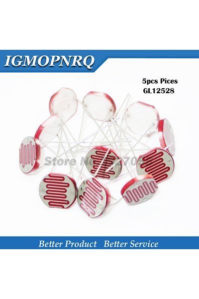 Choice 5pcs Gl12528 12528 Light Sensitive Resistor 12mm Photoresistor Resistor Ldr Dependent Resistance New