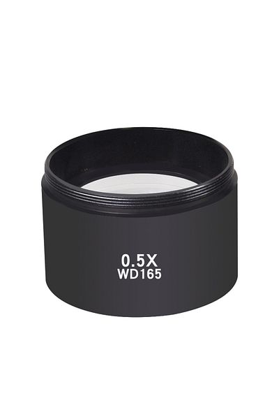 Choice 0.5X WD165 0.5X WD120 0.7X Trinocular Microscope Barlow Objective Lens Zoom Stereo Microscopio Camer