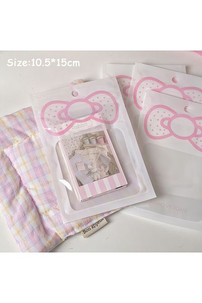 JOY TOP 20Pcs-B 10Pcs Sanrio Hello Kitty Self-sealing Bag Cartoon Card Holder Bag Essential Gift Bag Hand Ac